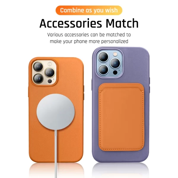 Luxury Animation Magnetic Leather Cases For iPhone 16 15 13 14 Pro Max Plus For Magsafe Wireless Charging Protective Back Cover - Image 4